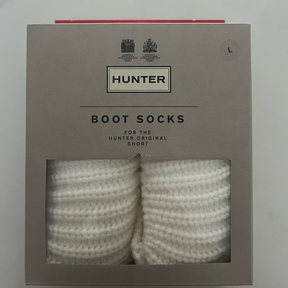 NEW Hunter White Boot Socks for Women